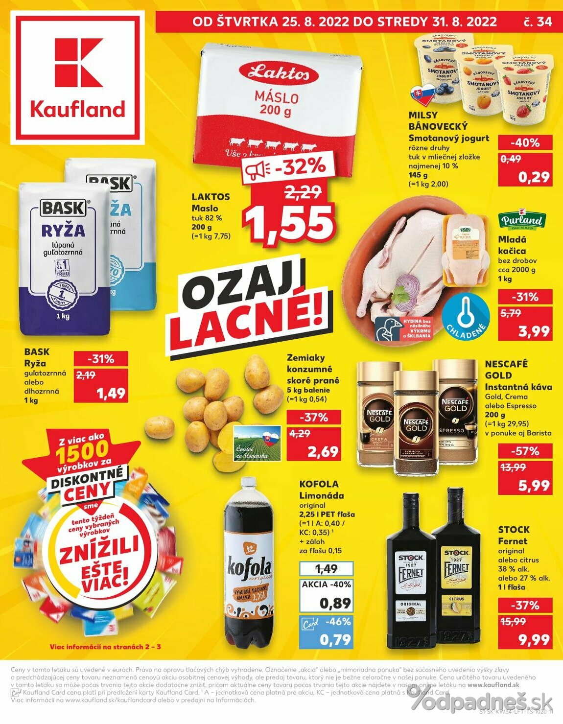 1. stránka Kaufland letáku