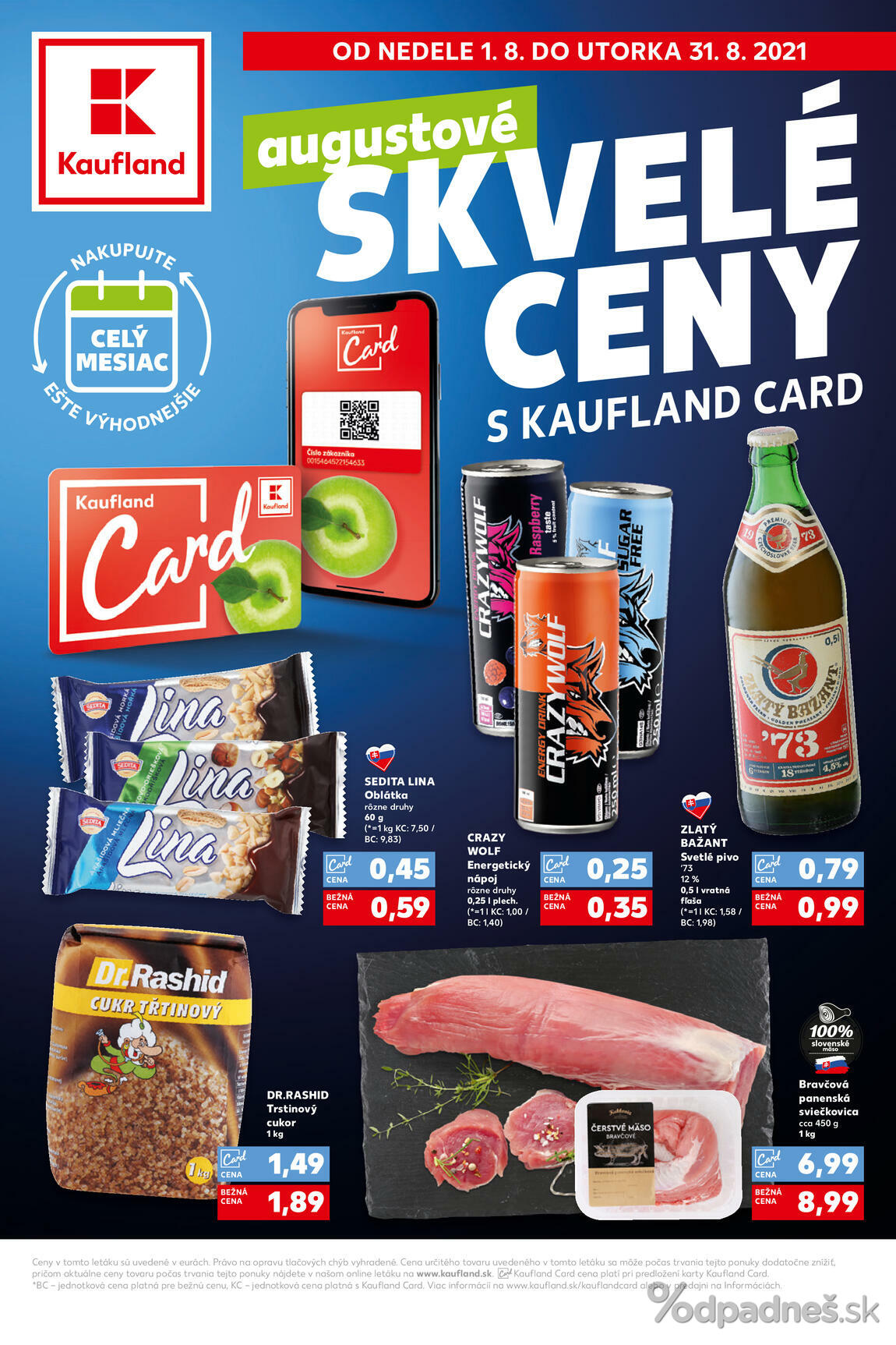 1. stránka Kaufland letáku