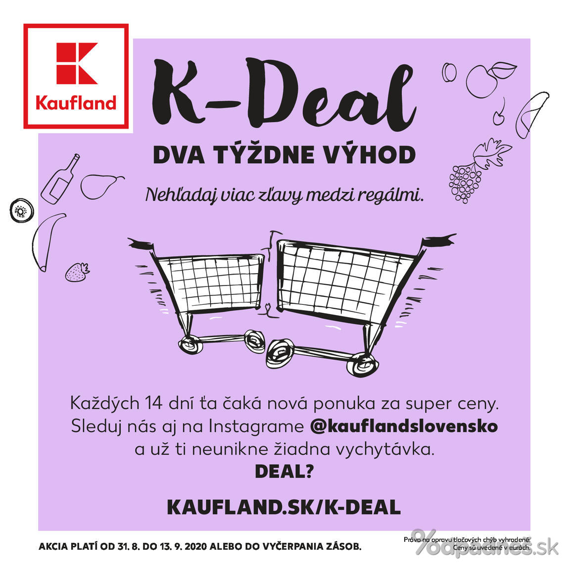 1. stránka Kaufland letáku