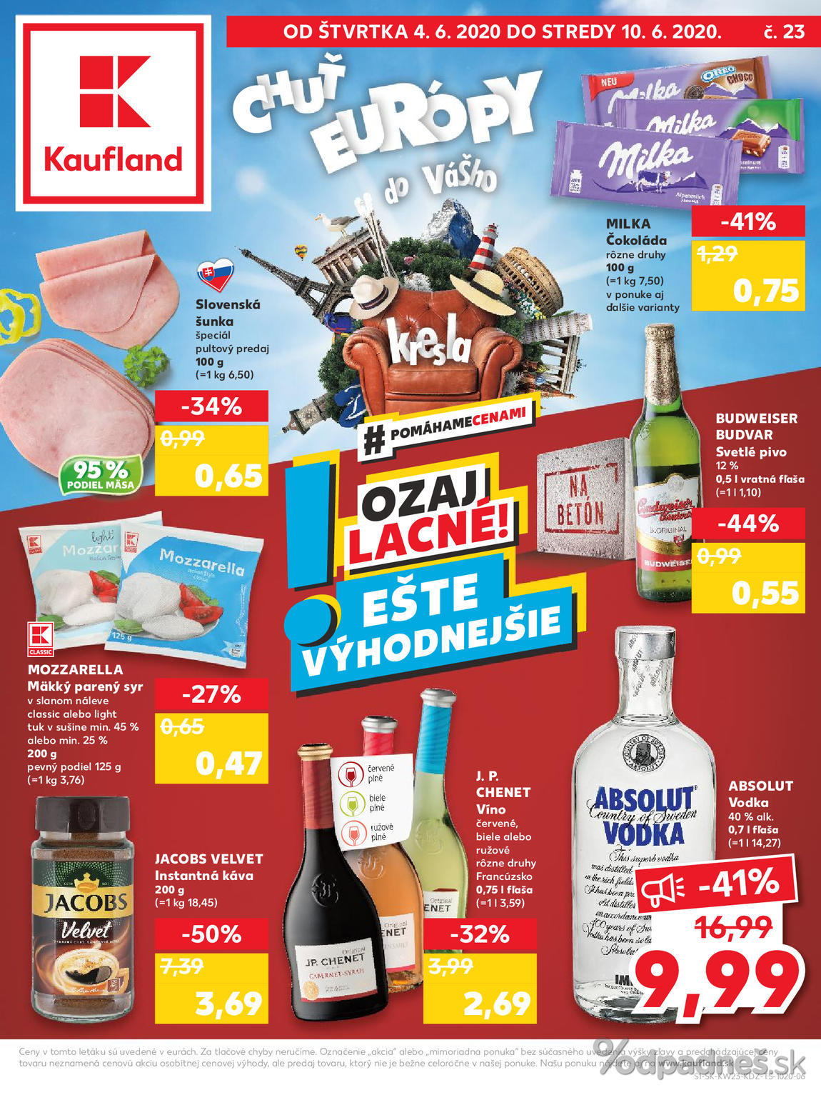 1. stránka Kaufland letáku