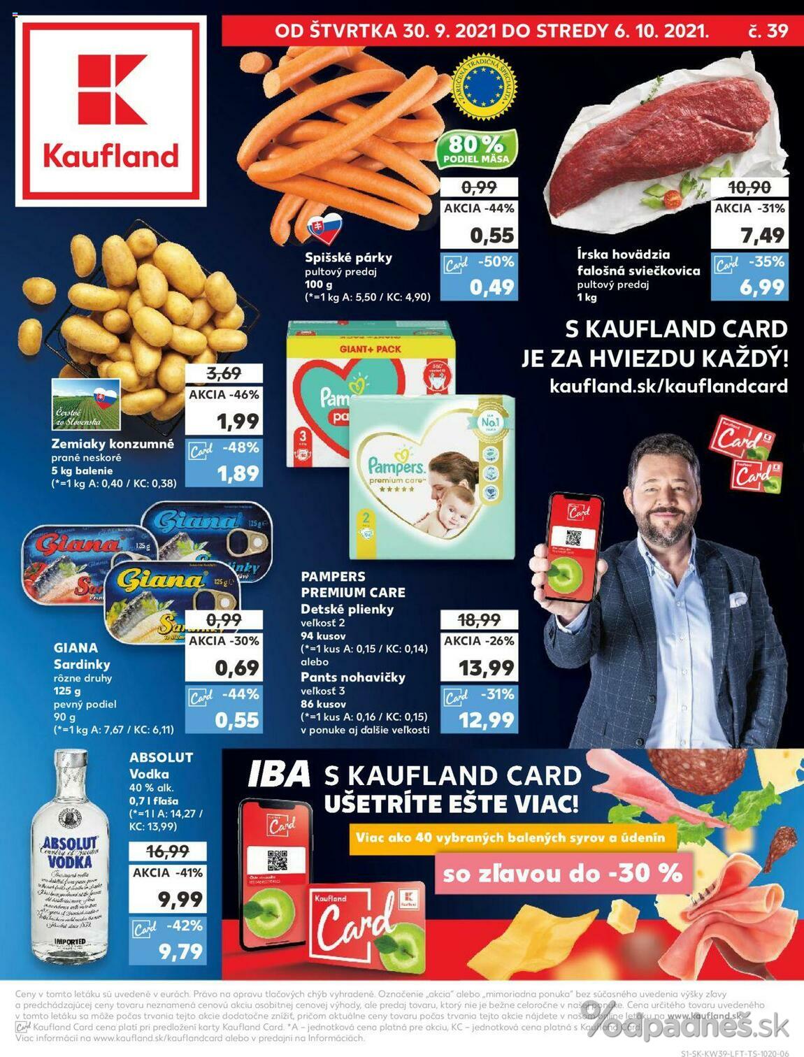 1. stránka Kaufland letáku