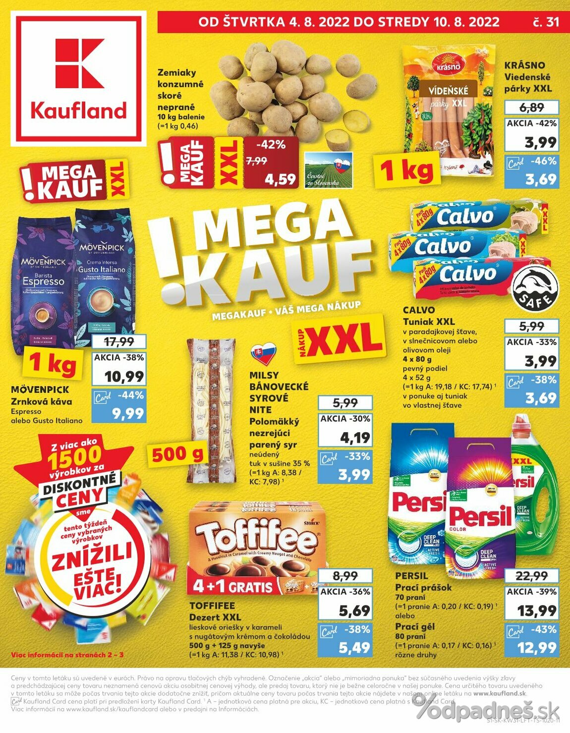 1. stránka Kaufland letáku