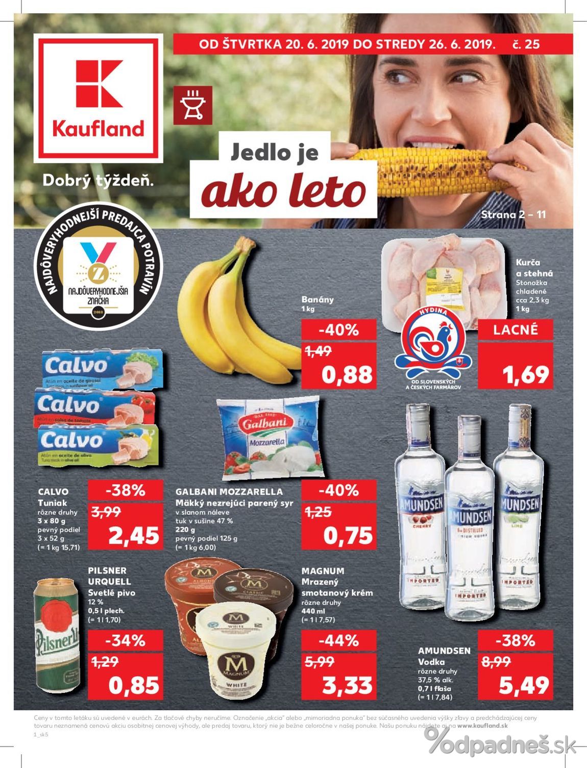 1. stránka Kaufland letáku