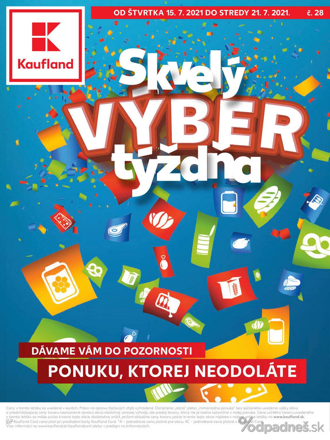 1. stránka Kaufland letáku
