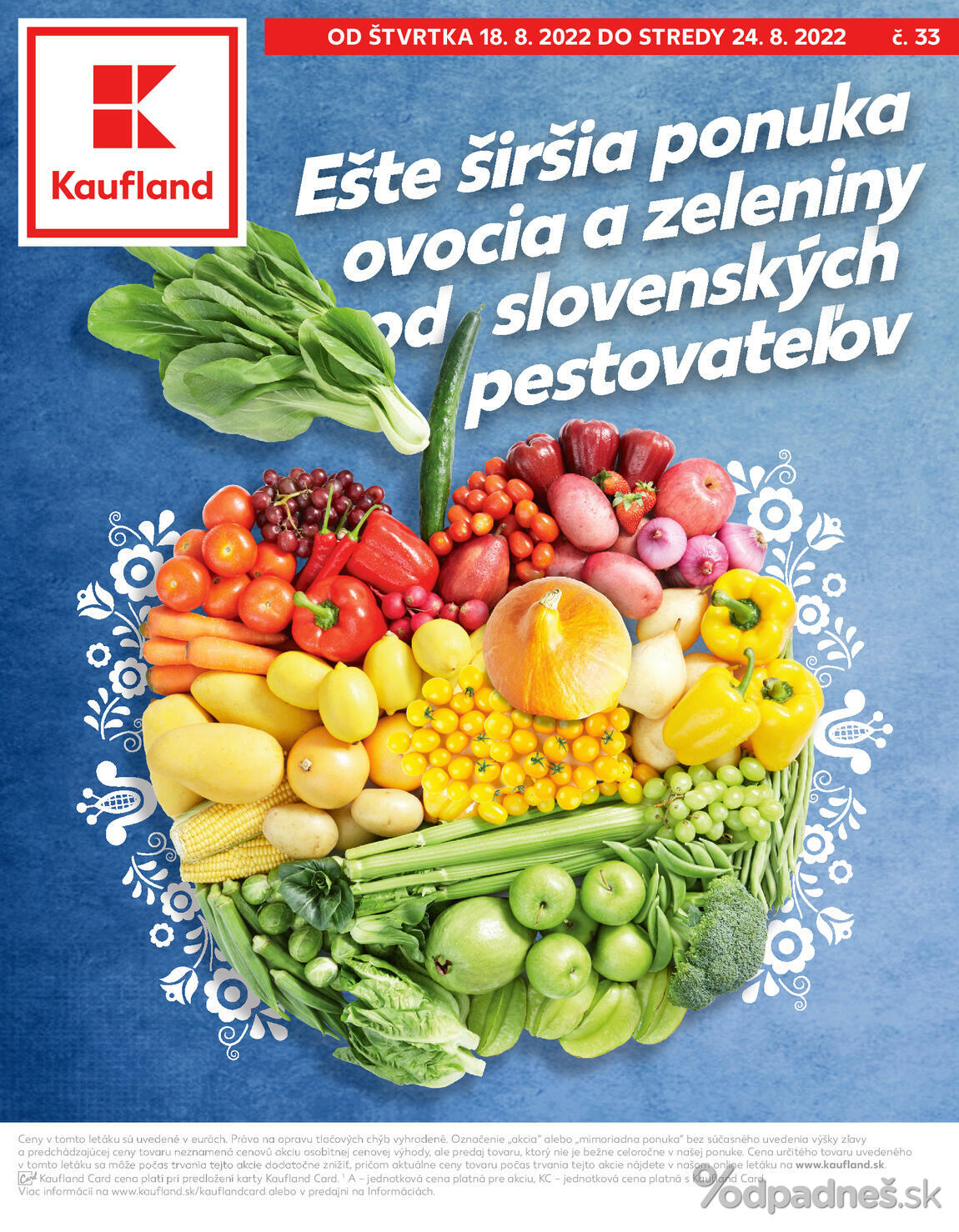 1. stránka Kaufland letáku