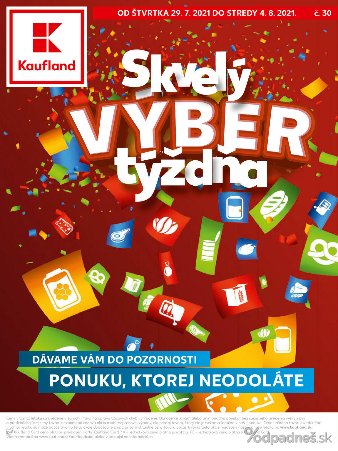 1. stránka Kaufland letáku