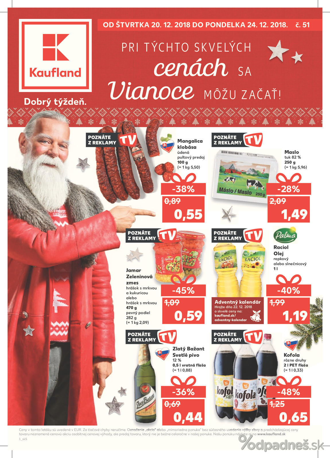 1. stránka Kaufland letáku