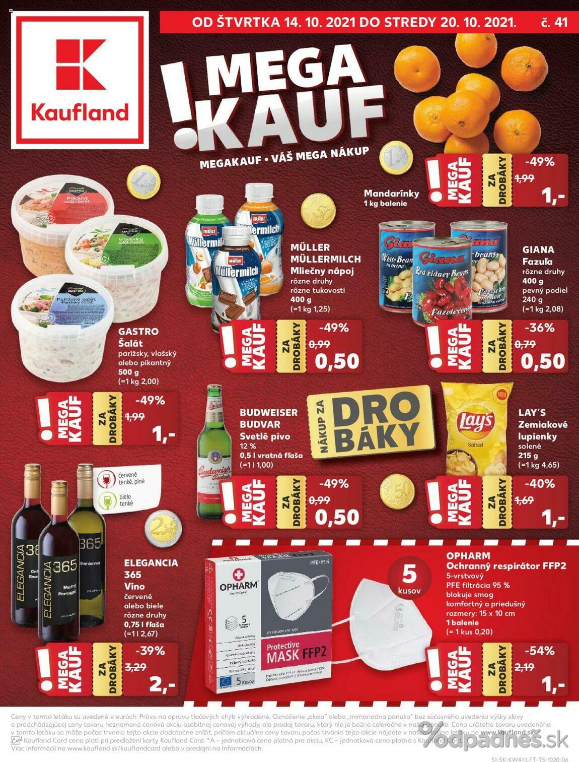 1. stránka Kaufland letáku