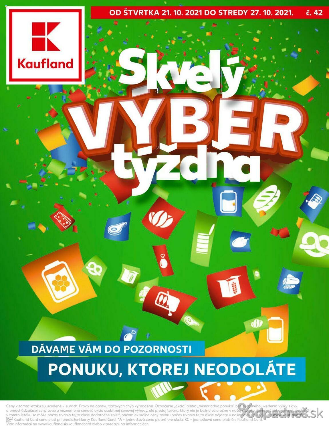 1. stránka Kaufland letáku