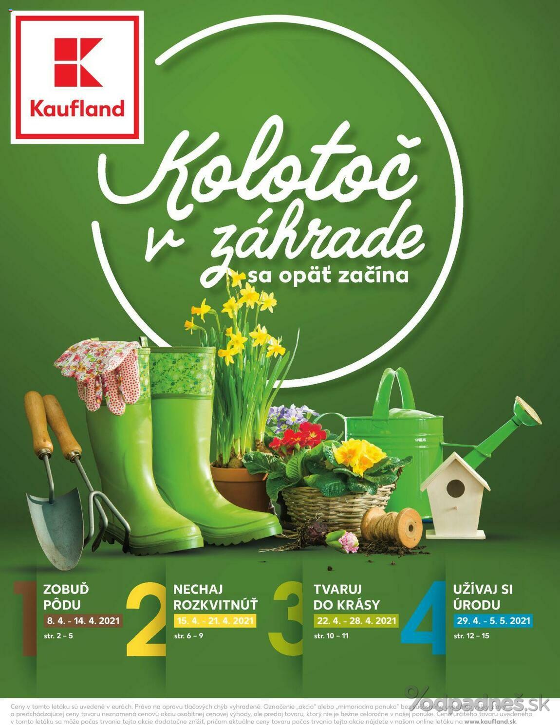 1. stránka Kaufland letáku