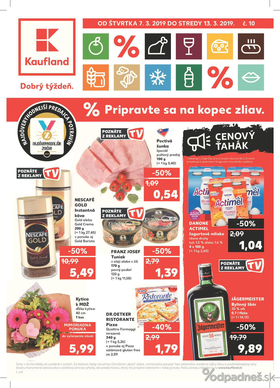 1. stránka Kaufland letáku