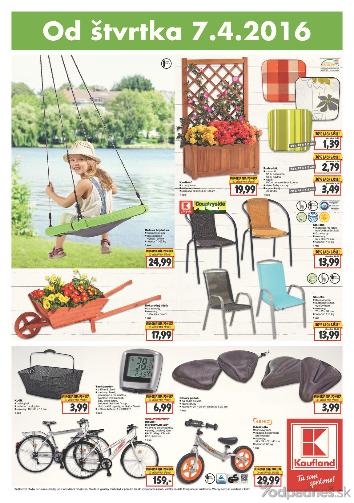 1. stránka Kaufland letáku