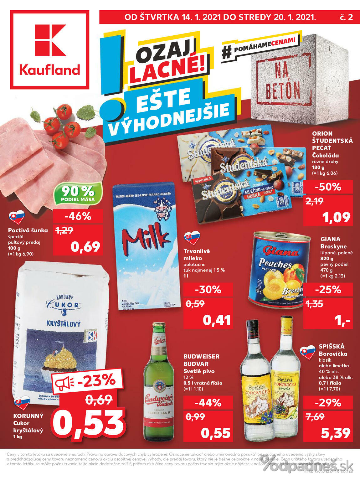 1. stránka Kaufland letáku
