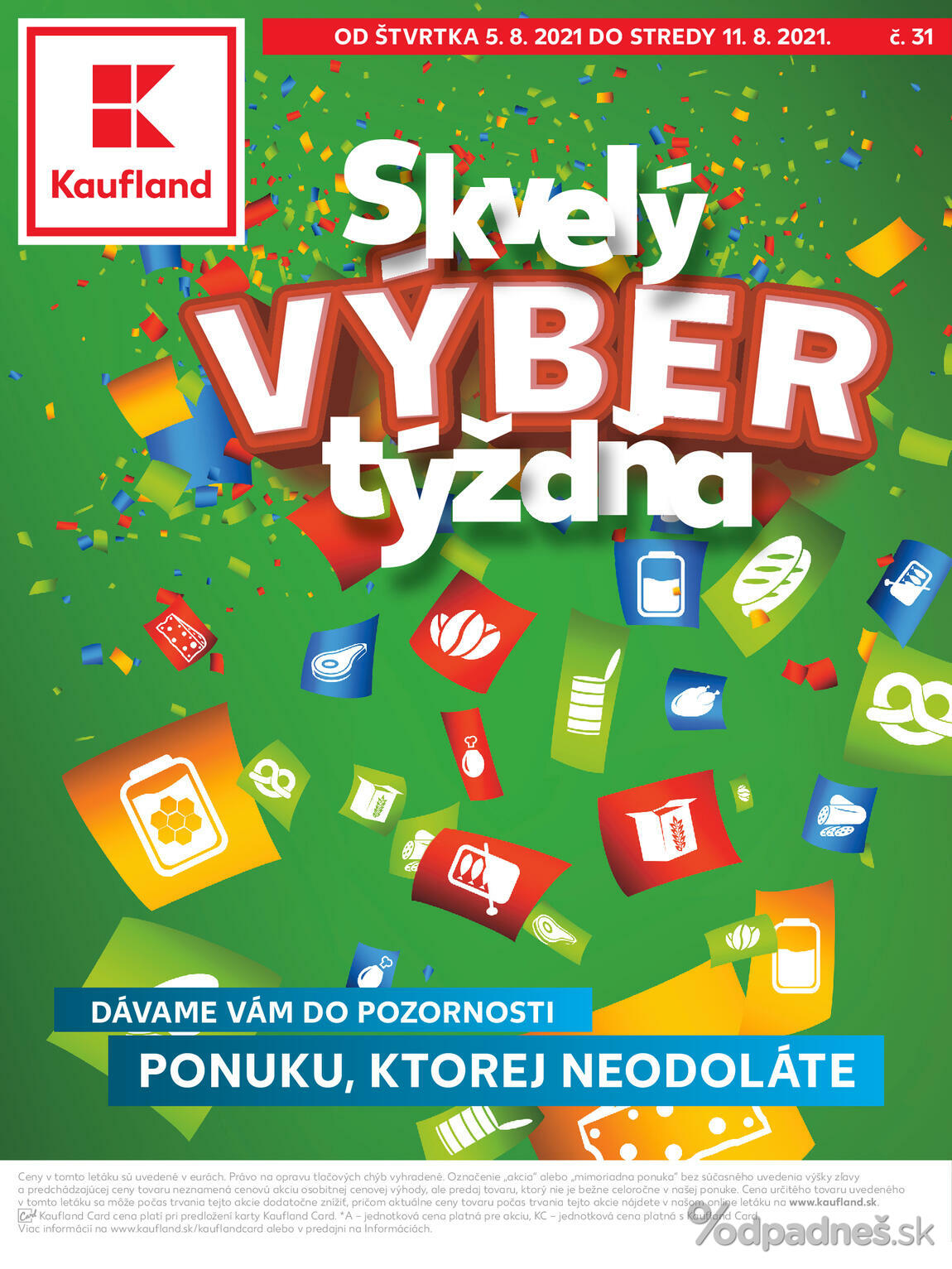 1. stránka Kaufland letáku
