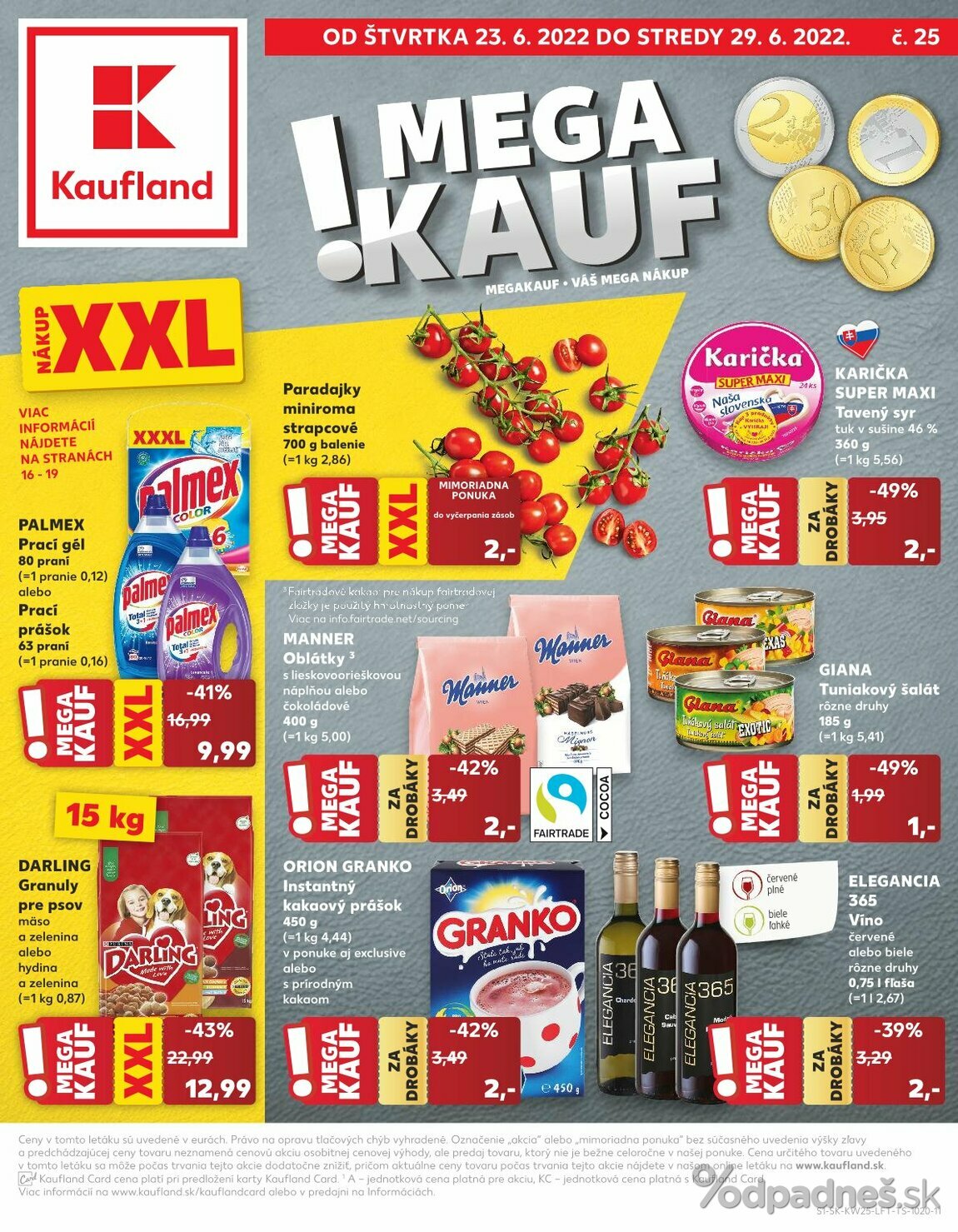 1. stránka Kaufland letáku