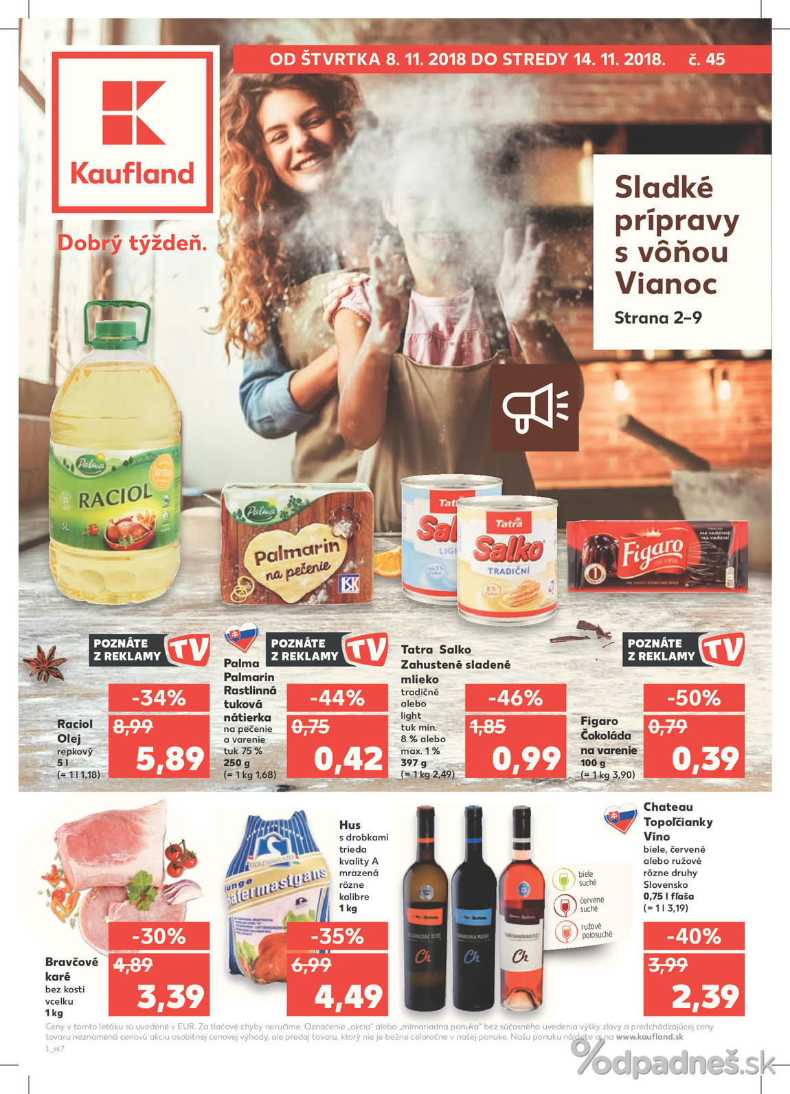1. stránka Kaufland letáku