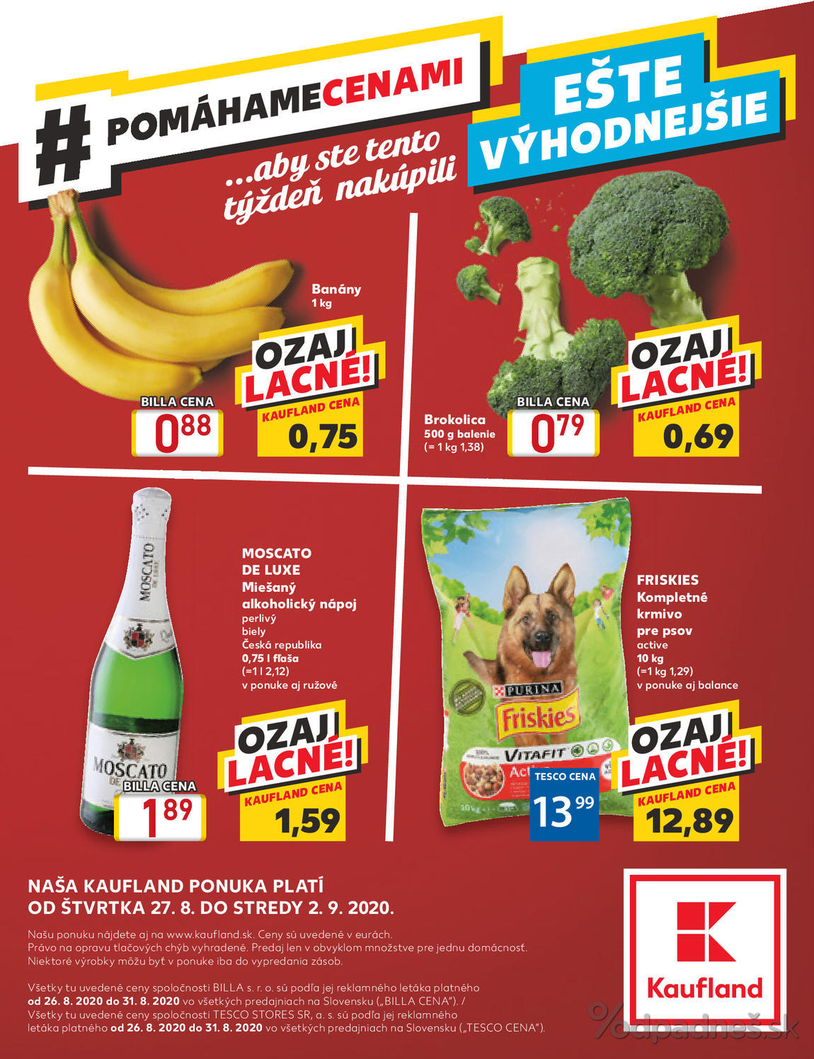 1. stránka Kaufland letáku