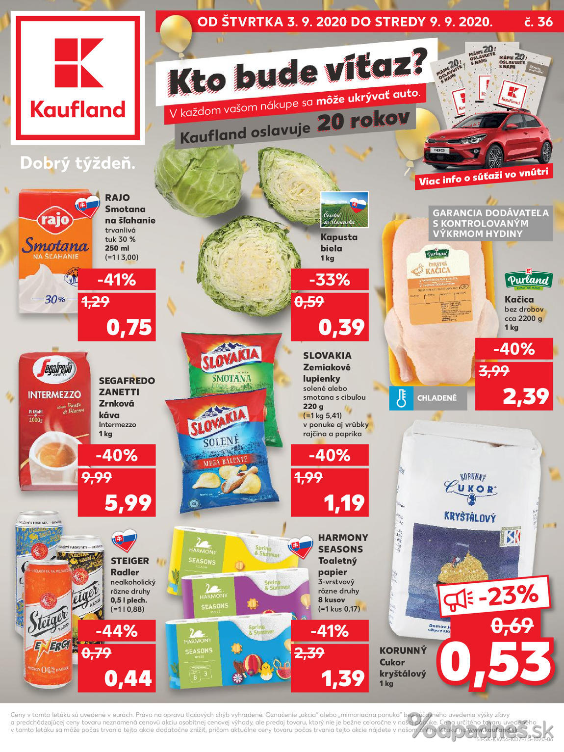 1. stránka Kaufland letáku