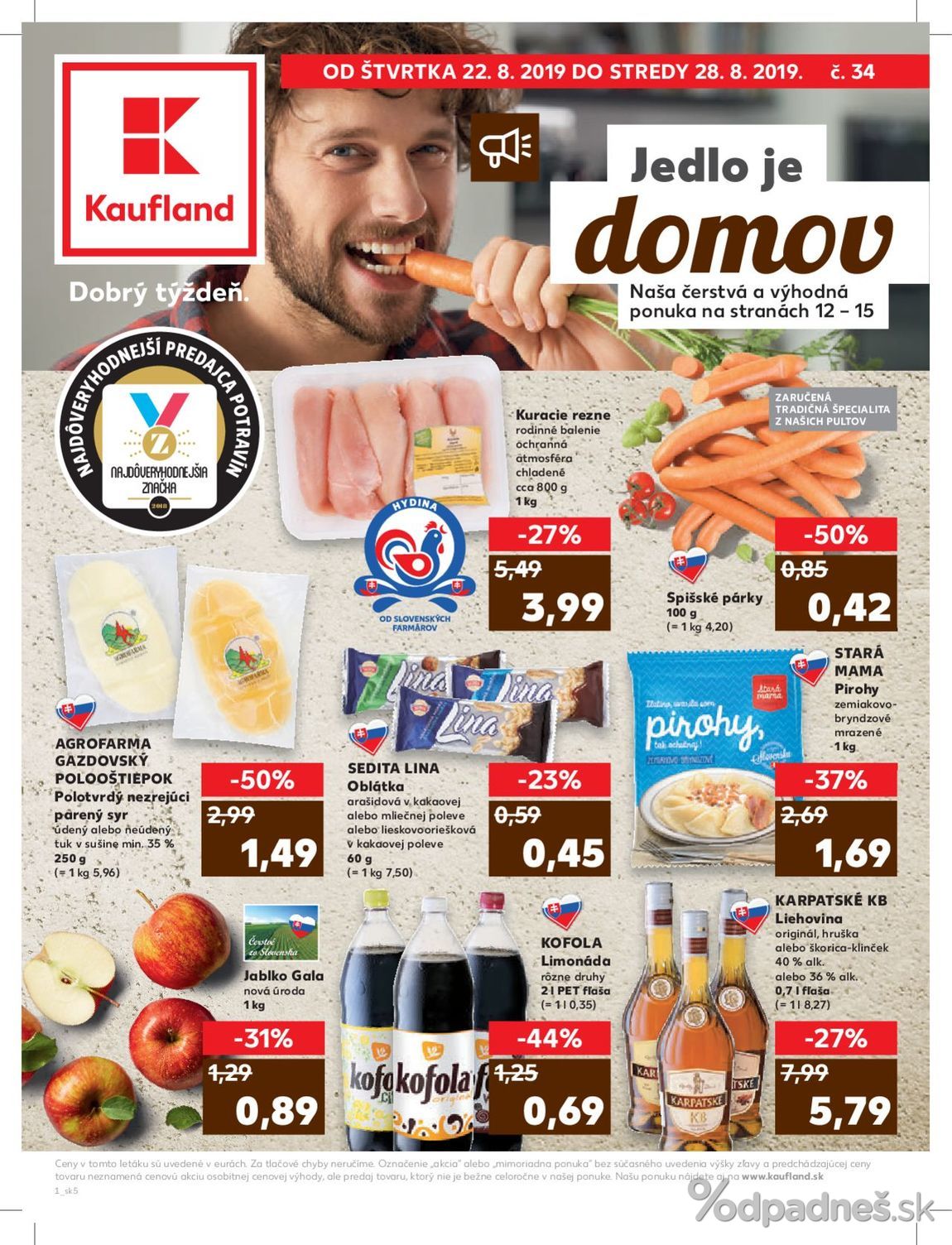 1. stránka Kaufland letáku