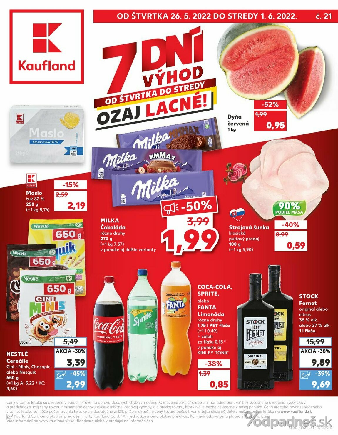 1. stránka Kaufland letáku