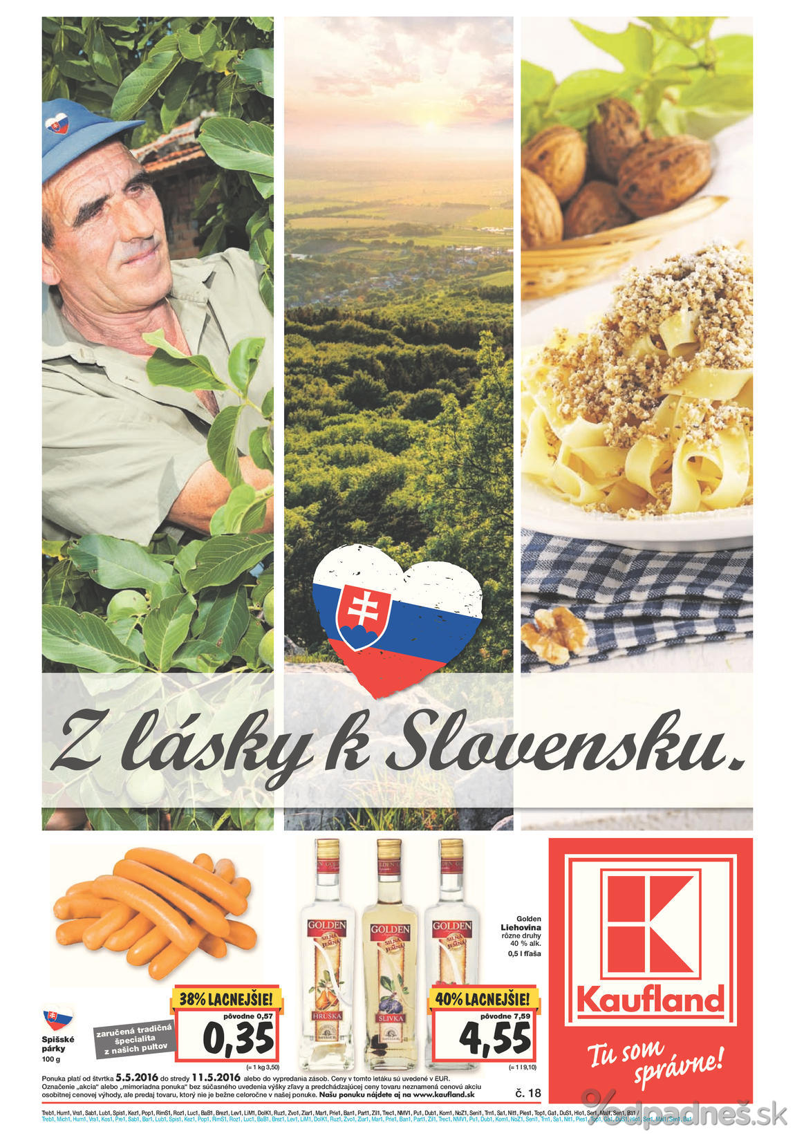 1. stránka Kaufland letáku