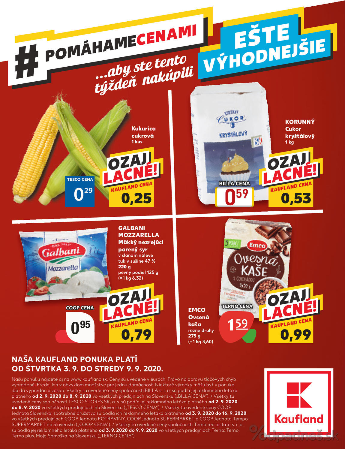 1. stránka Kaufland letáku