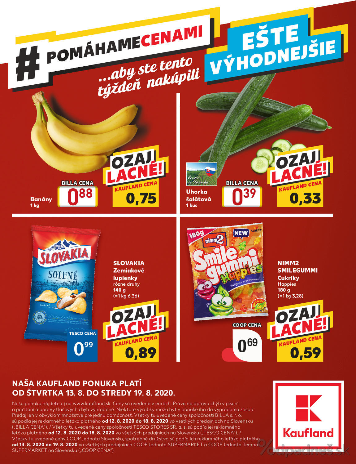 1. stránka Kaufland letáku
