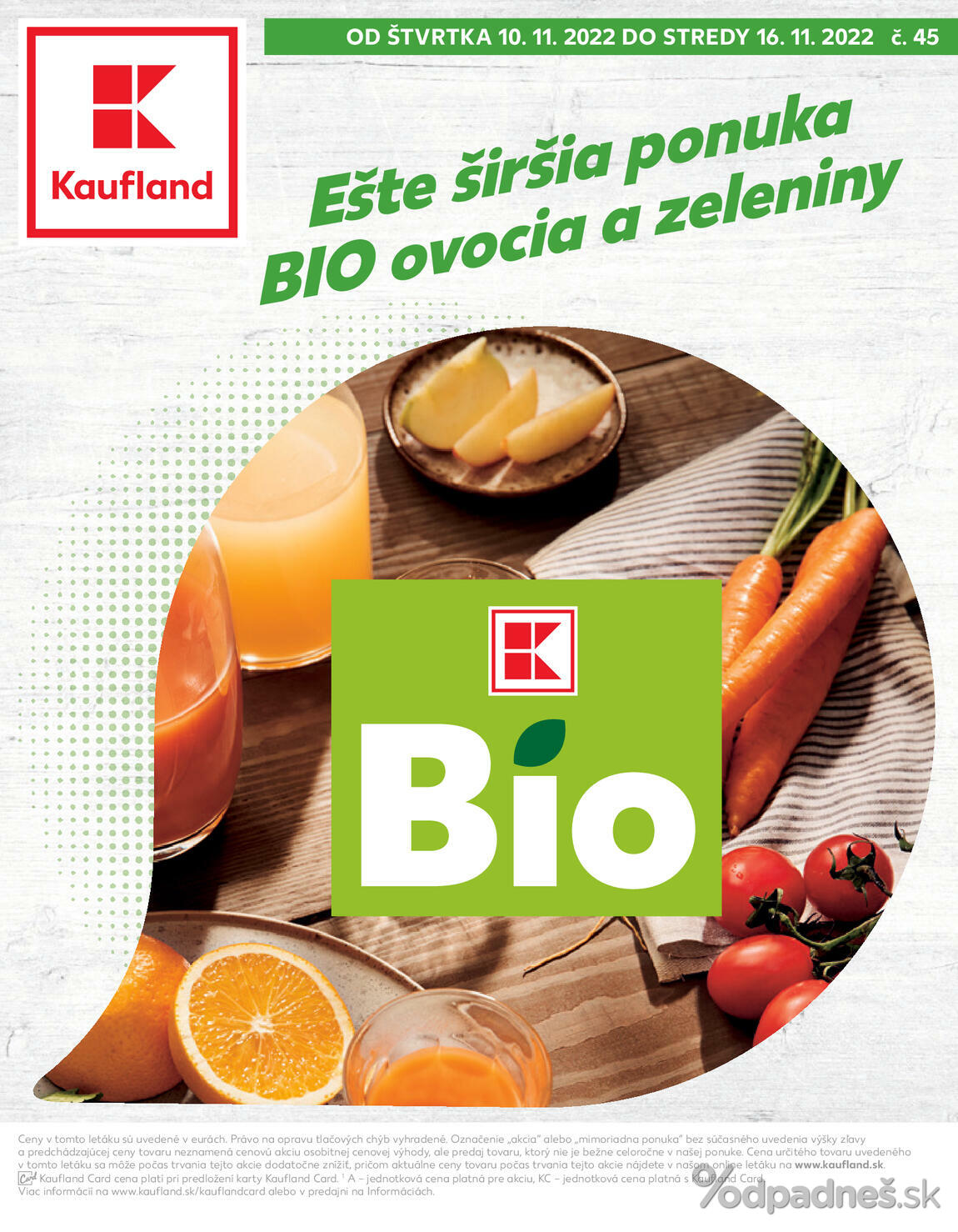 1. stránka Kaufland letáku