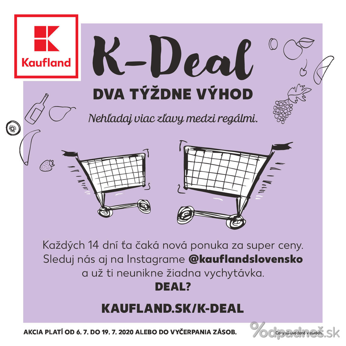1. stránka Kaufland letáku