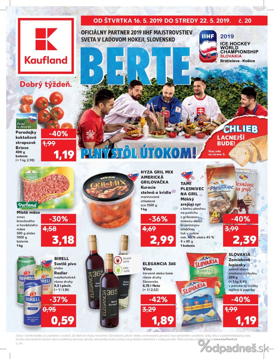 1. stránka Kaufland letáku