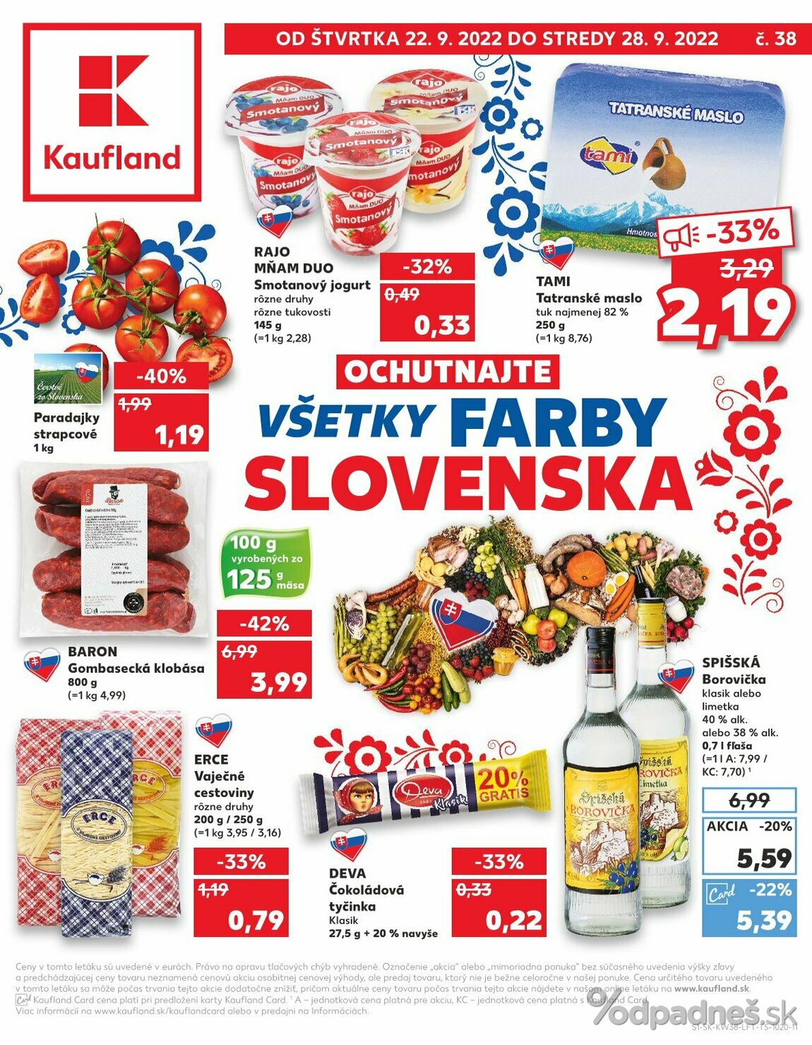 1. stránka Kaufland letáku