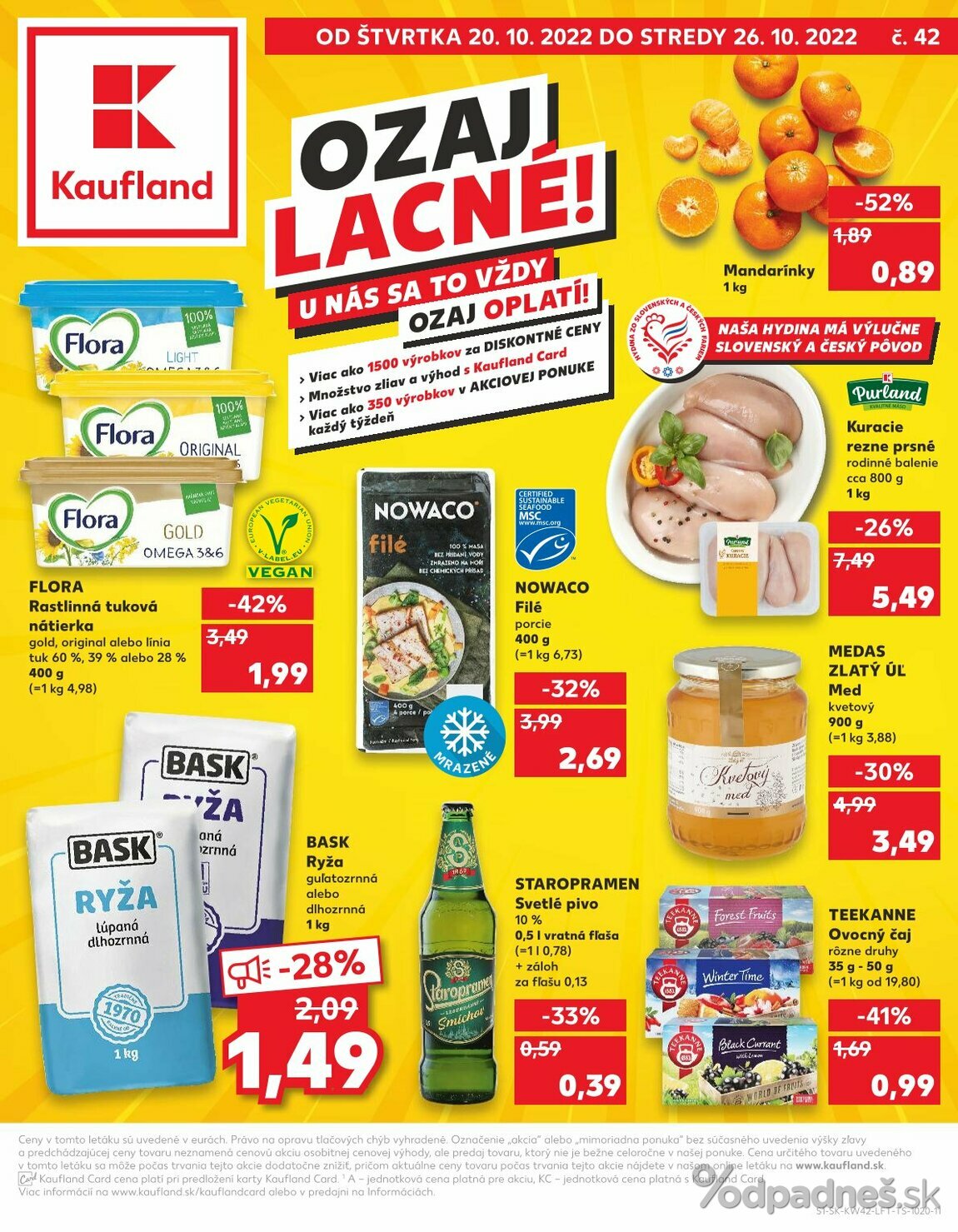 1. stránka Kaufland letáku