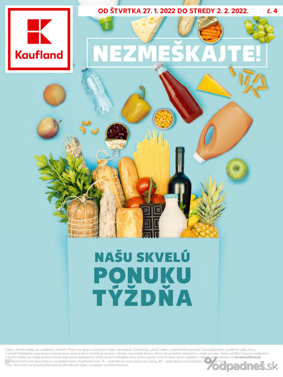 1. stránka Kaufland letáku