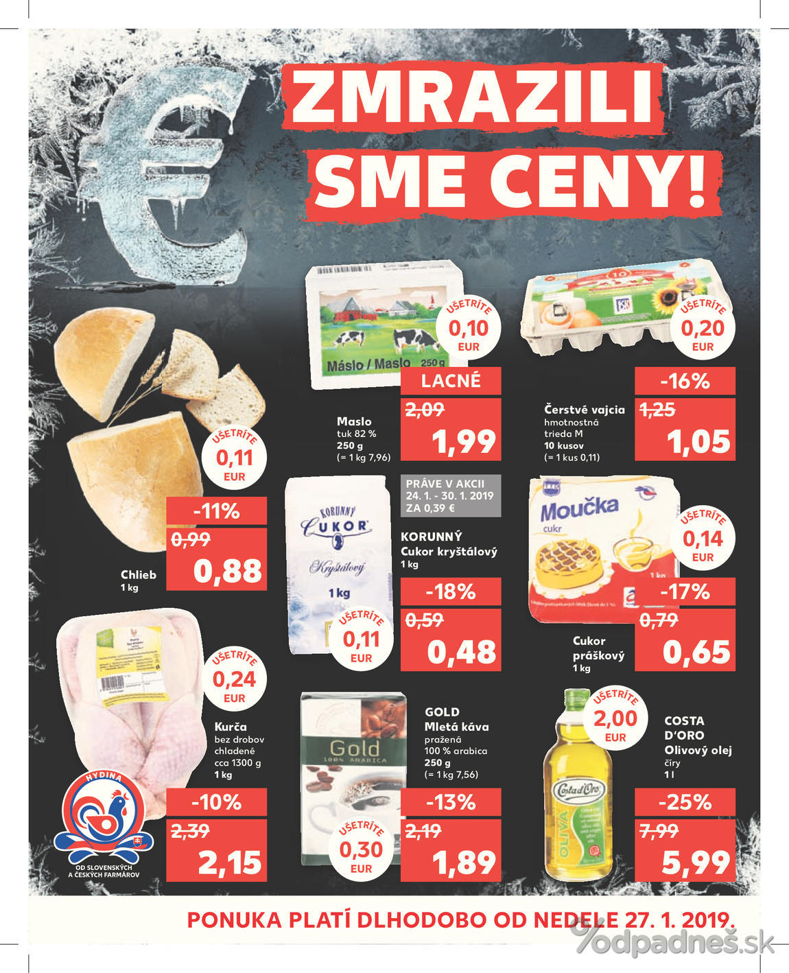 1. stránka Kaufland letáku