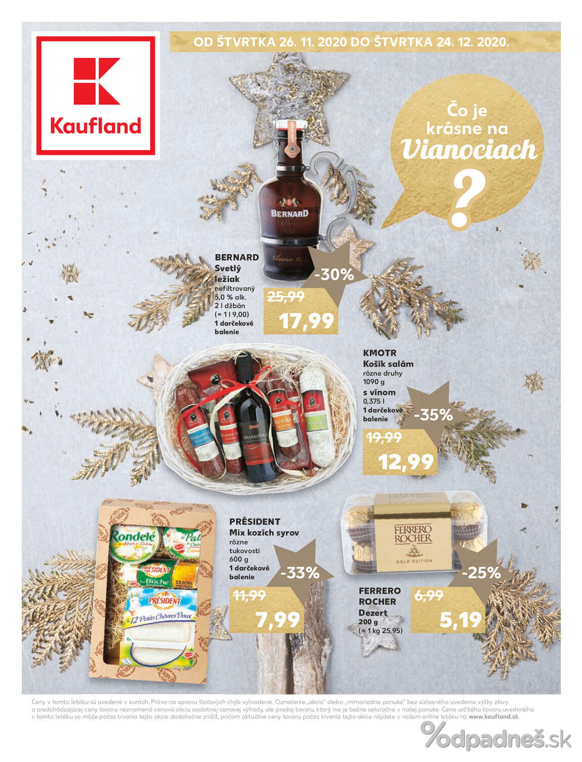 1. stránka Kaufland letáku