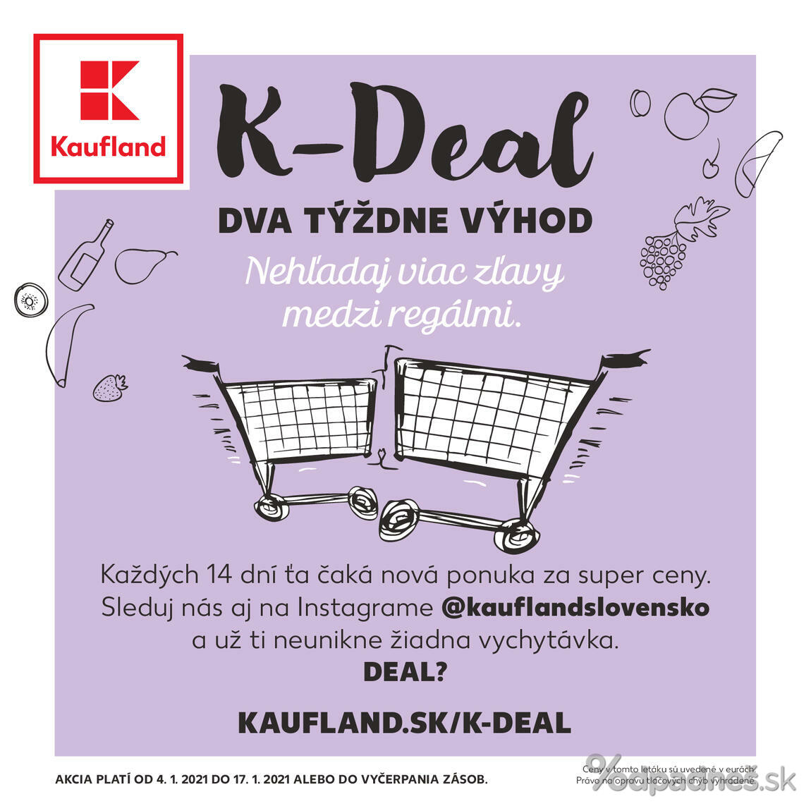 1. stránka Kaufland letáku