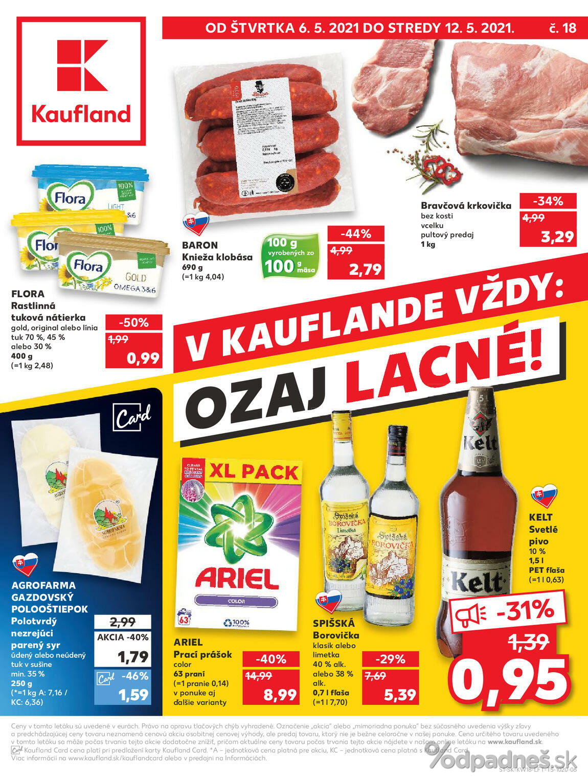 1. stránka Kaufland letáku