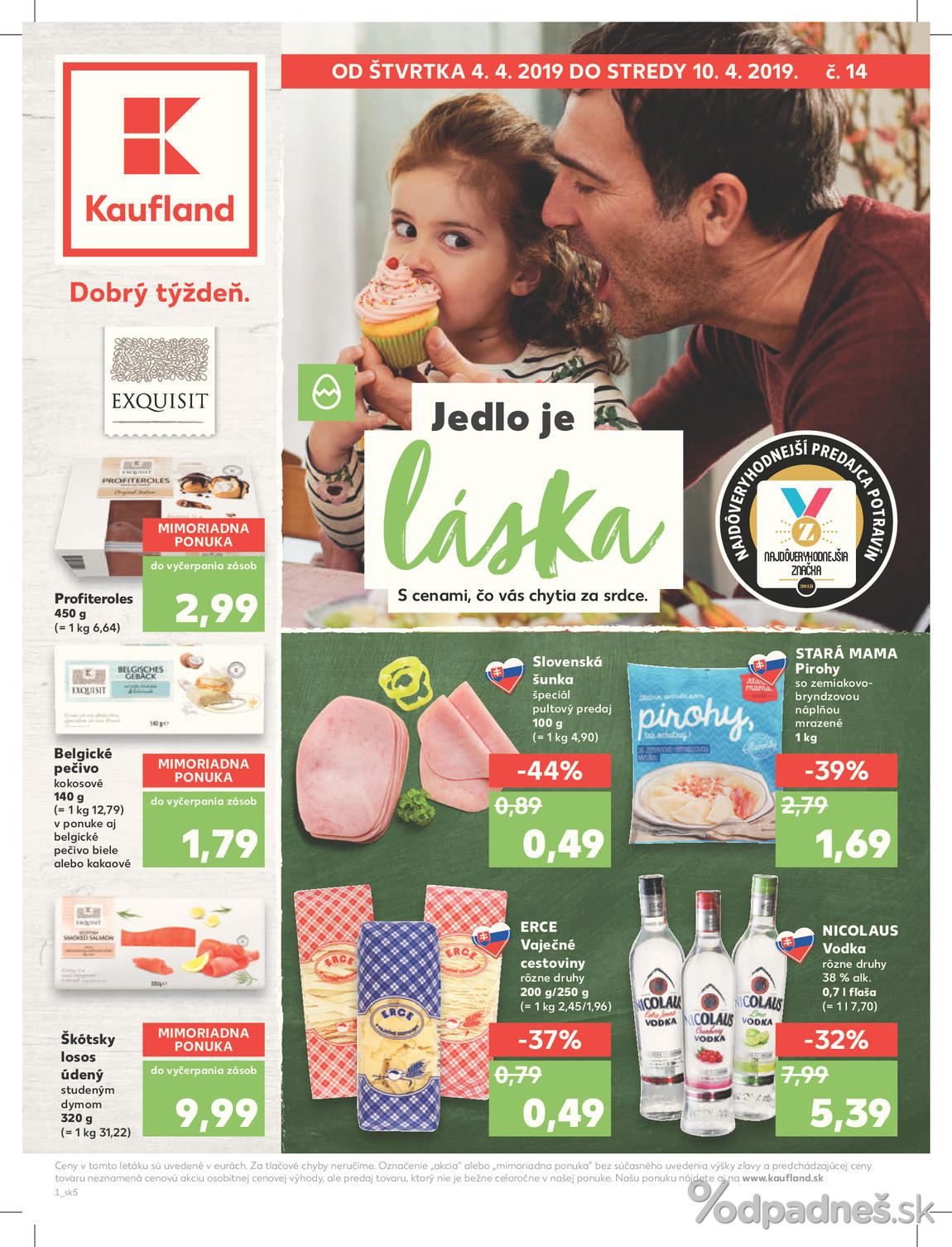 1. stránka Kaufland letáku