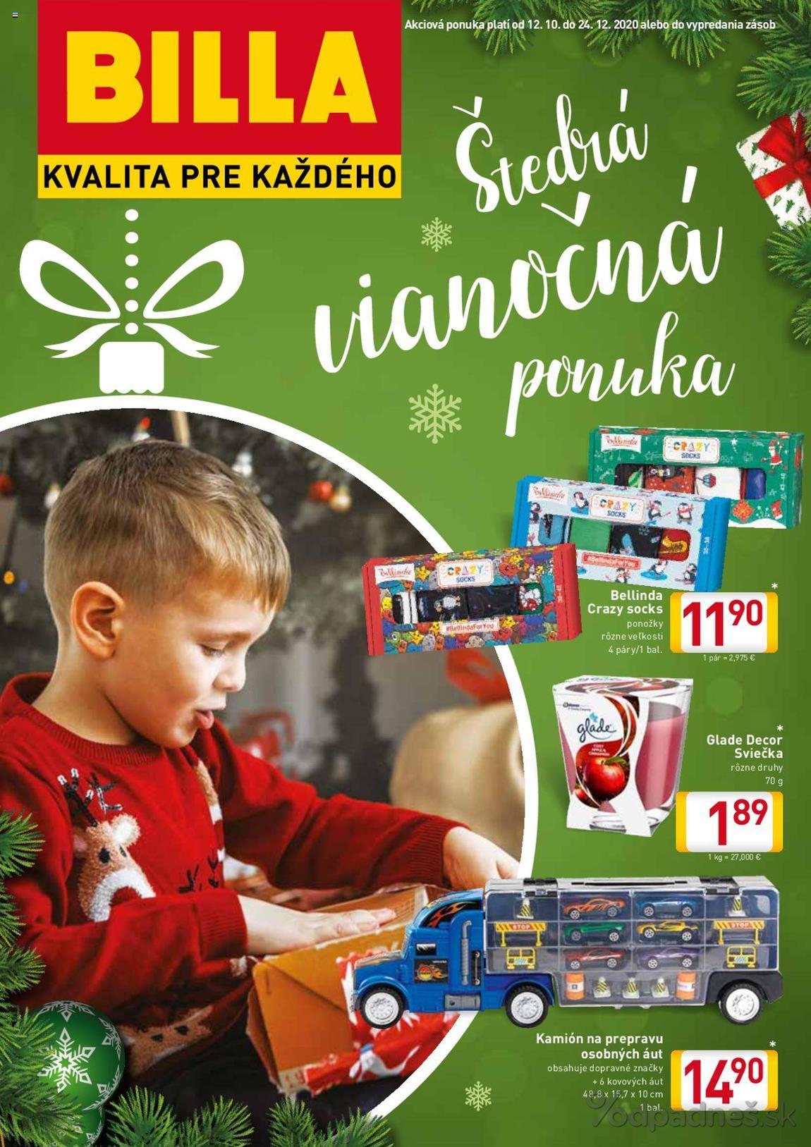 1. stránka Billa letáku