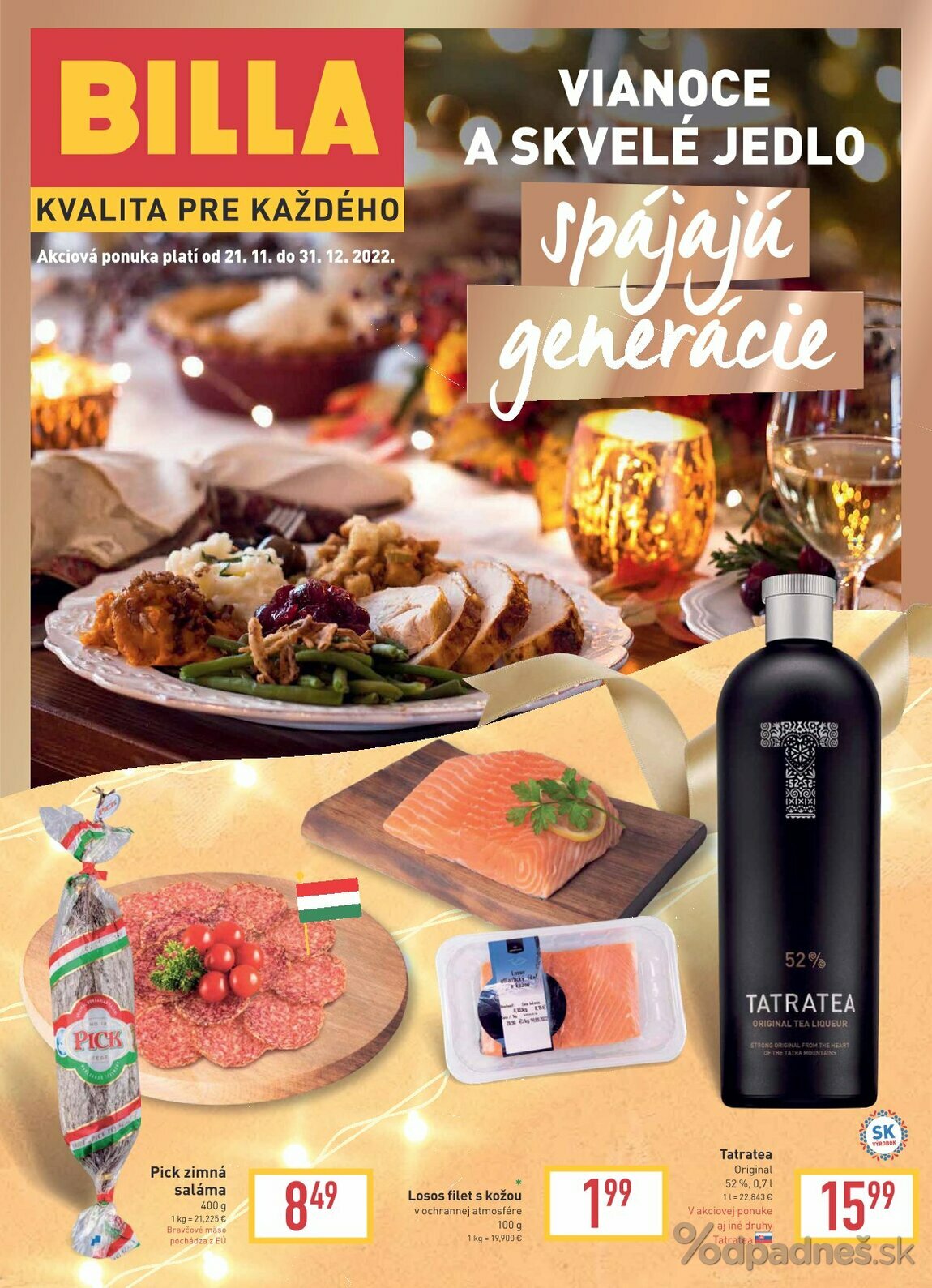 1. stránka Billa letáku