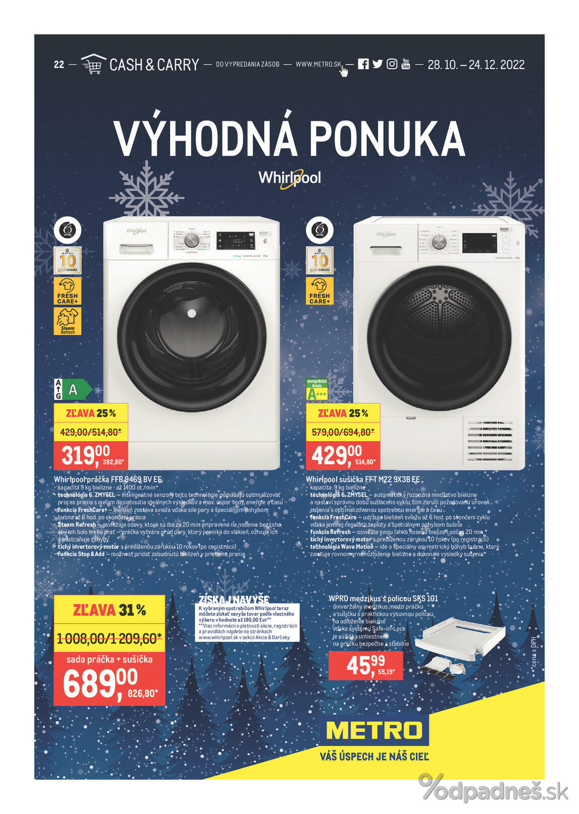 1. stránka Metro letáku