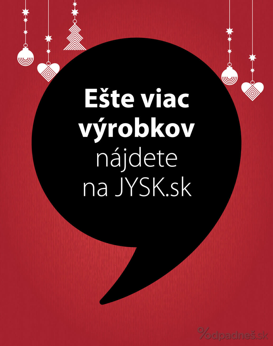 1. stránka Jysk letáku