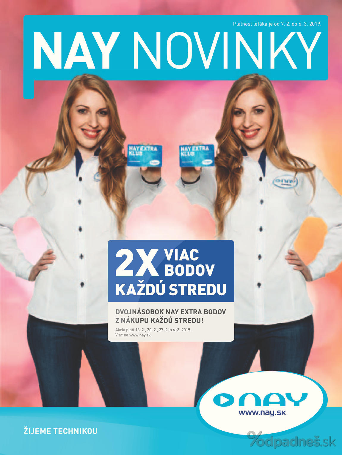 1. stránka NAY Elektrodom letáku