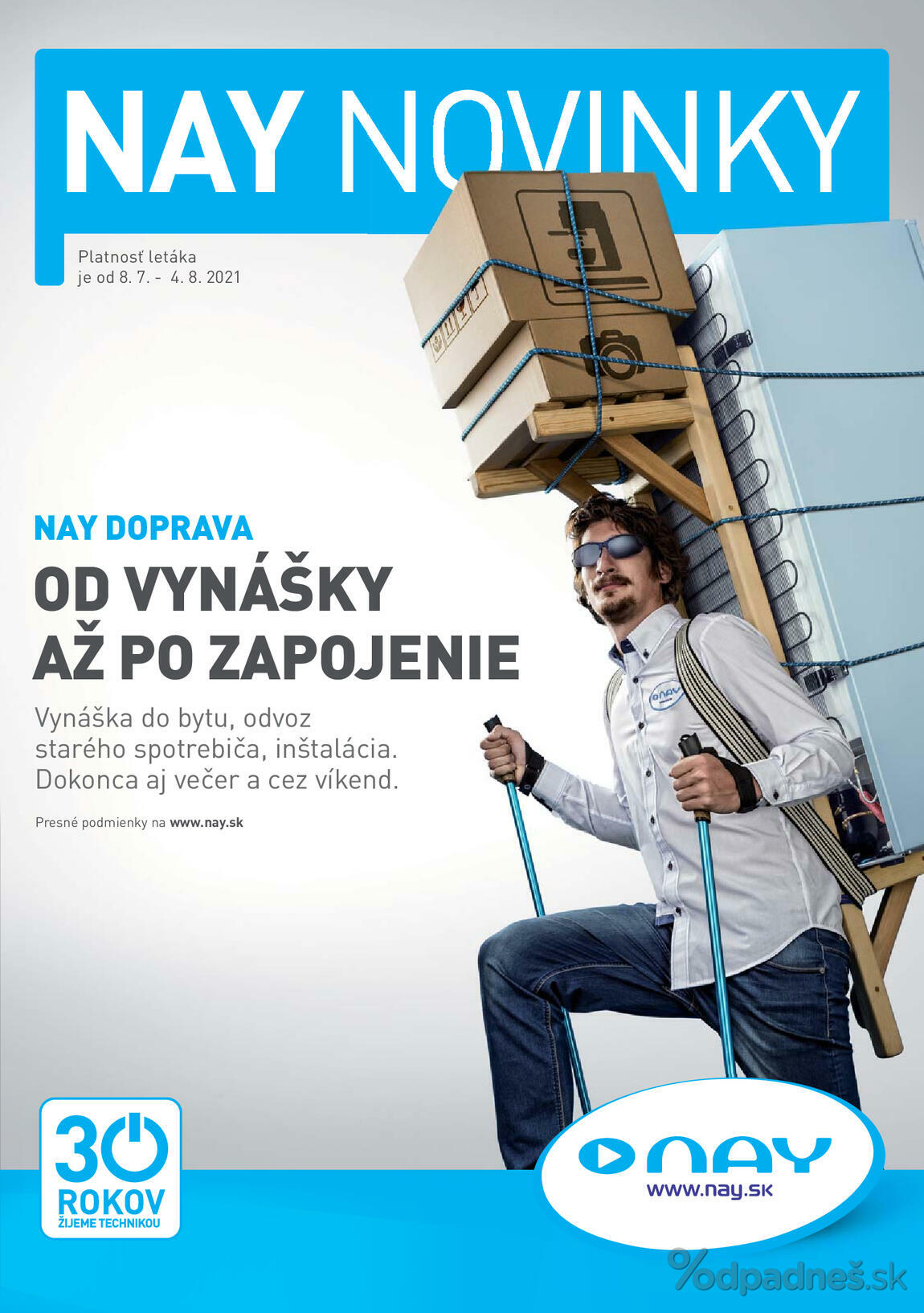 1. stránka NAY Elektrodom letáku