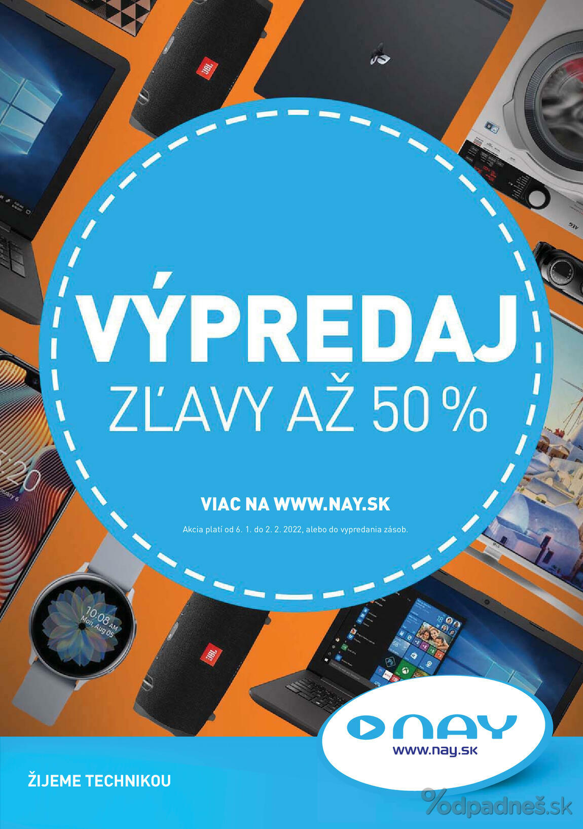 1. stránka NAY Elektrodom letáku