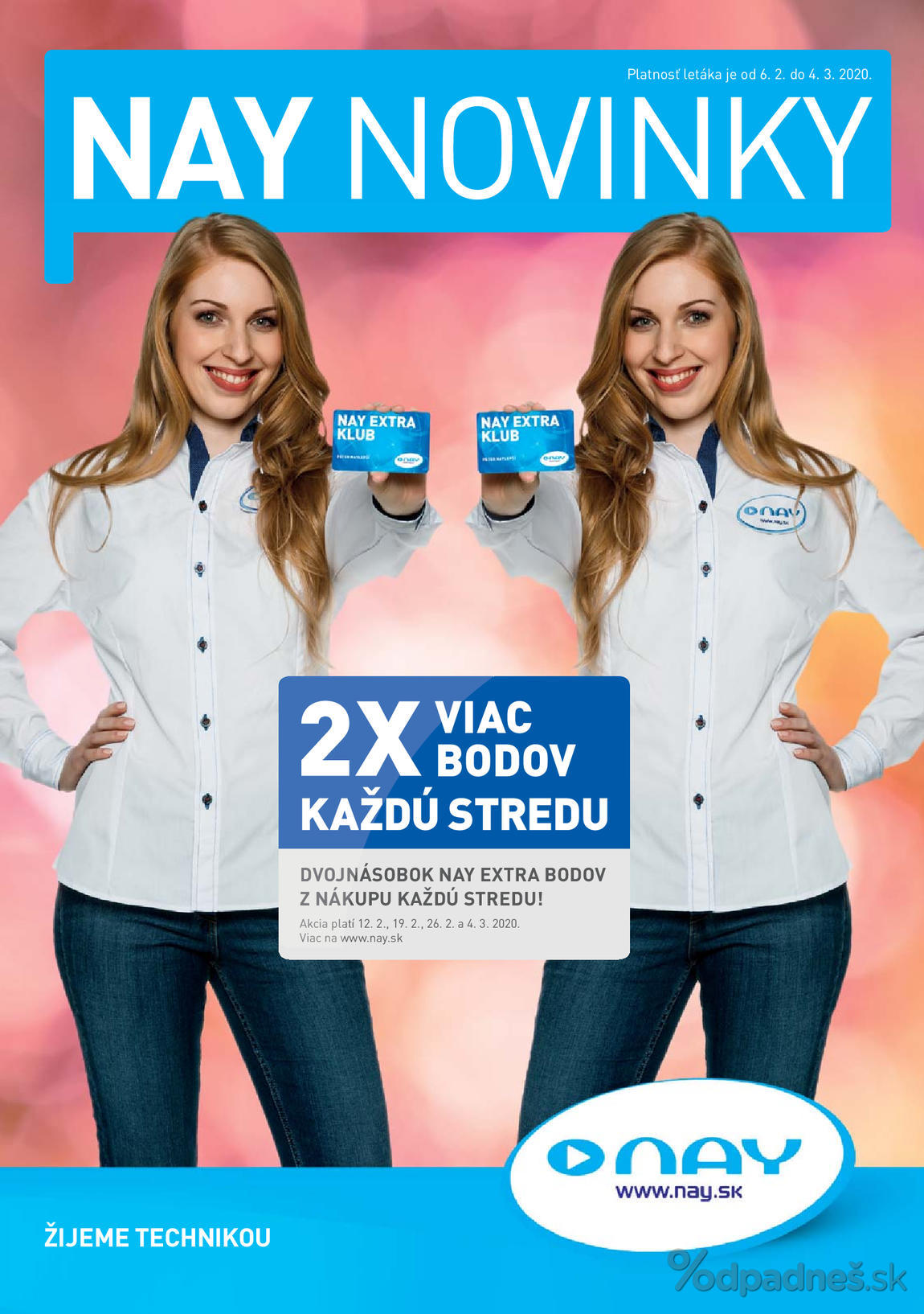 1. stránka NAY Elektrodom letáku