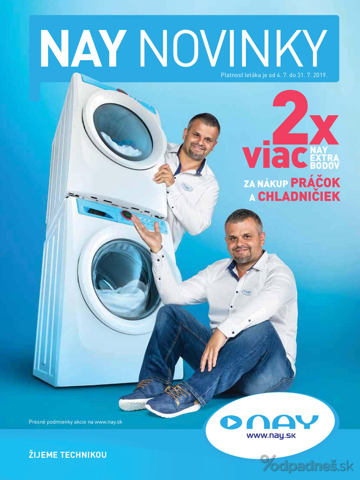 1. stránka NAY Elektrodom letáku