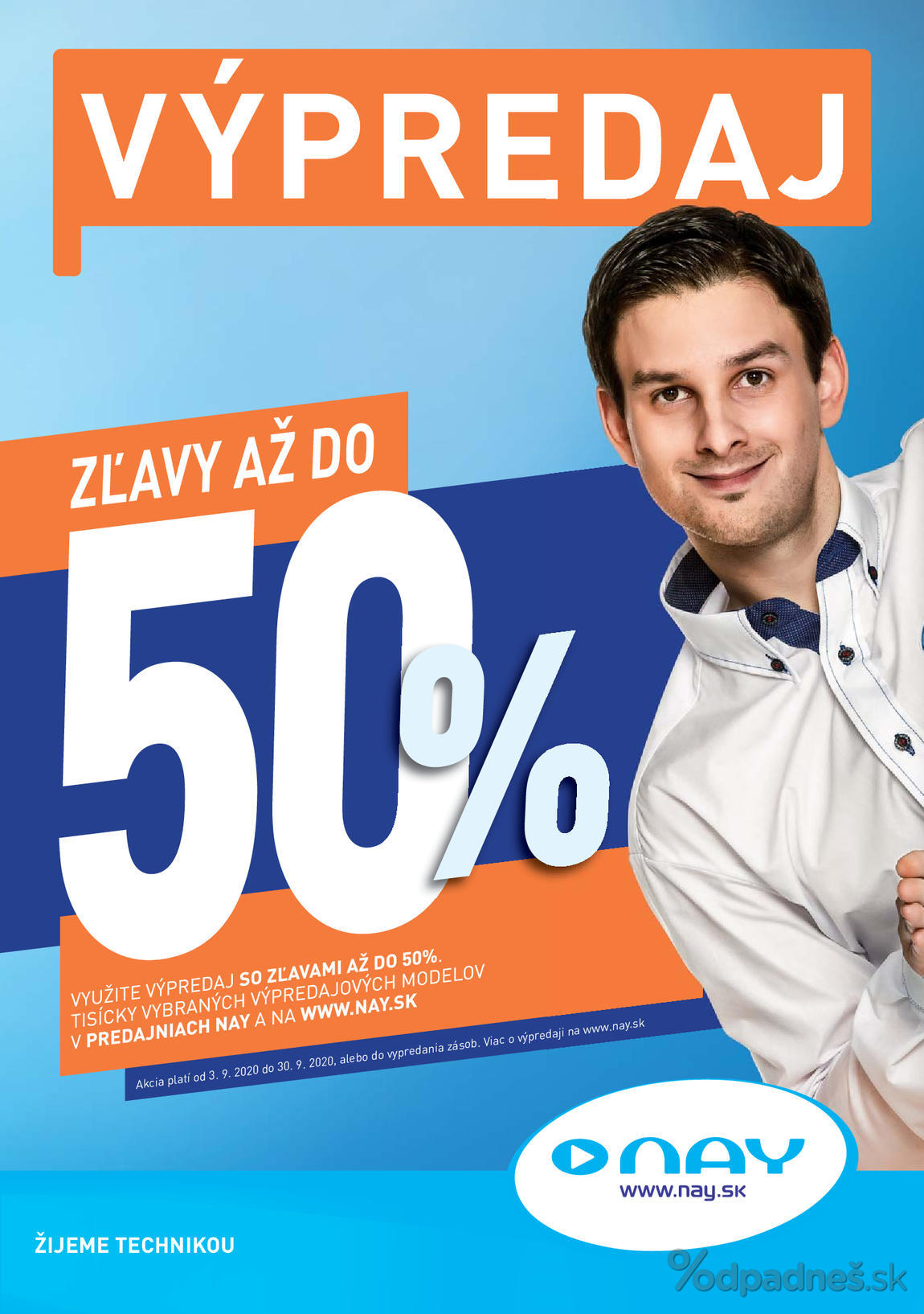 1. stránka NAY Elektrodom letáku