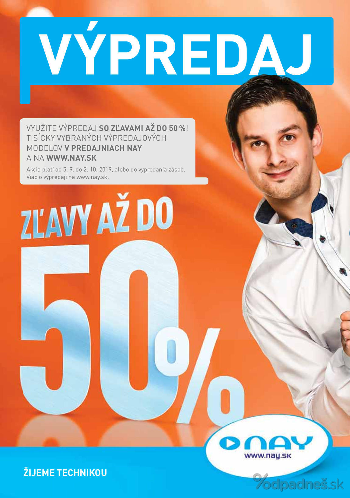 1. stránka NAY Elektrodom letáku