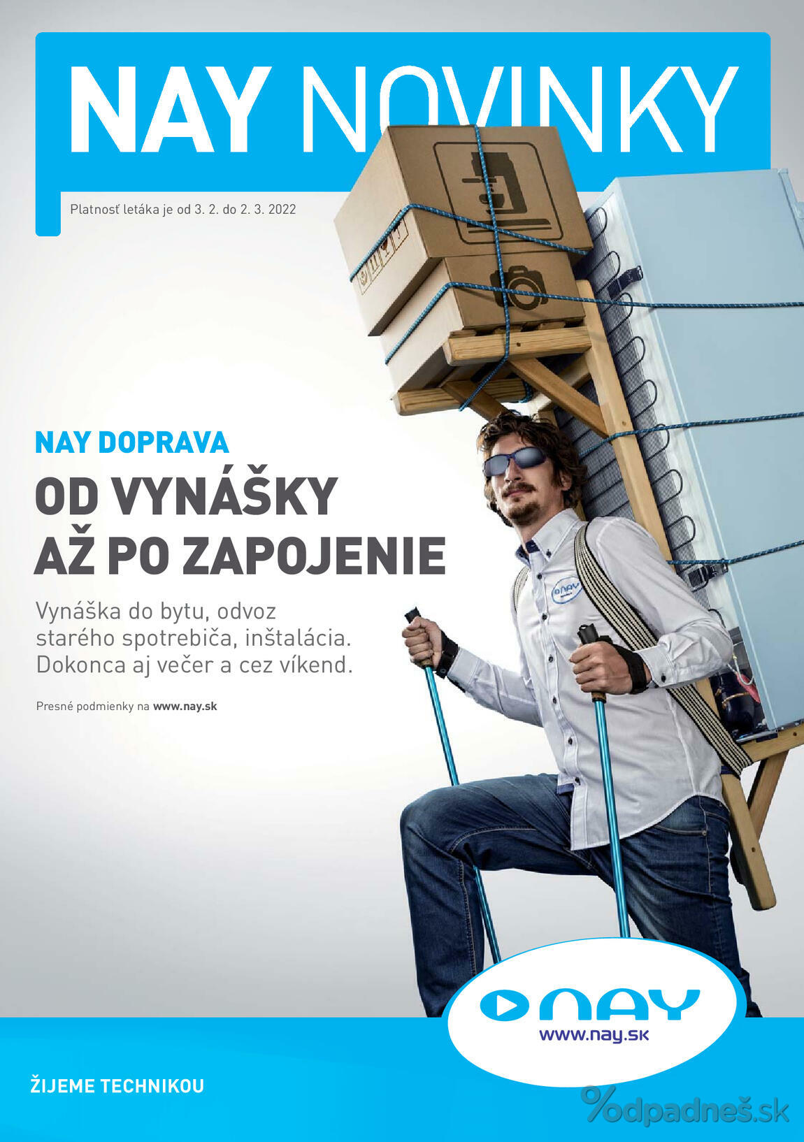 1. stránka NAY Elektrodom letáku